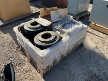PALLET OF RUBBER GUIDE WHEELS