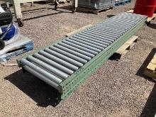 (2) SECTIONS OF 2FT X 10FT ROLLER CONVEYOR