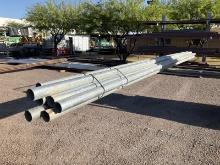 (1) BUNDLE OF 4IN GALVANIZED PIPE
