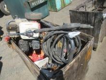 BE COMMERCIAL SERIES GAS PRESSURE WASHER, & ASSORTED CONCRETE FORMING SUPPLIES & REBAR CHAIRS