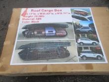 2024 55'' X 35'' X 15 3/4'' BLACK AUTO ROOF CARGO BOX (UNUSED)