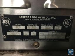 40" Bakers Pride P1 (ser #3681) stainless steel pizza ovens, 208v 3-phase