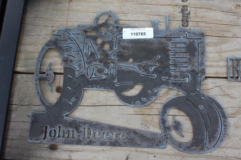 Antique John Deere Tractor Cut-Out