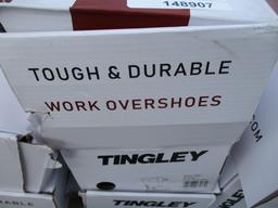 (10) Tingley Work Overshoes