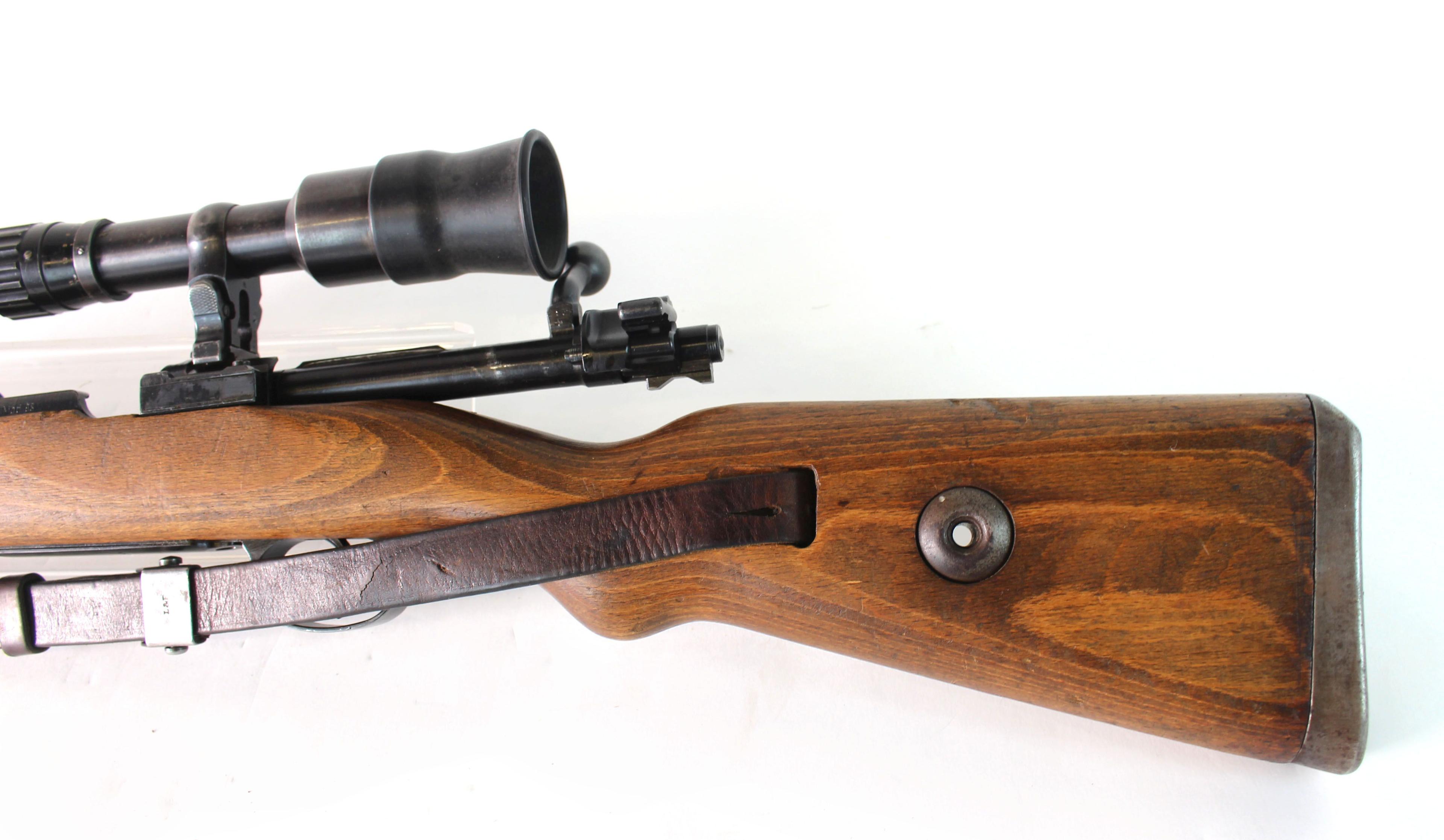 Mauser 98 BNZ 8x57 Rifle with Scope & Claw Mounts Firearm