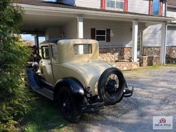 1928 Ford Coupe with rumble seat
