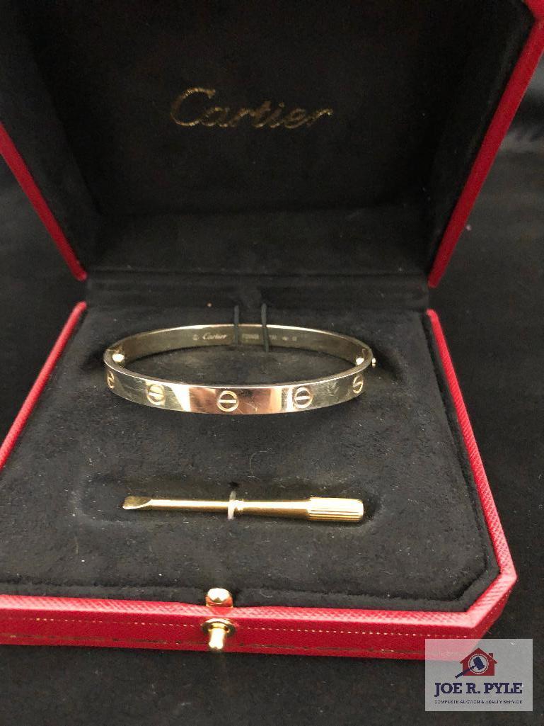 Cartier Love Bracelet, 18K Gold, Size 20