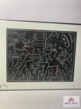 Keith Haring Untitled framed print