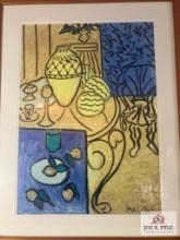 Matisse framed artwork
