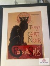 Tournee du Chat Noir Black Cat print
