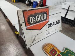 O's Gold Dealer - Double Sided Sign