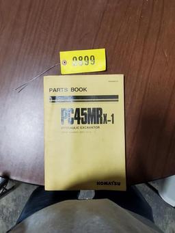 Komatsu PC45MRX-1 Parts Book