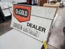O's Gold Dealer - Double Sided Sign