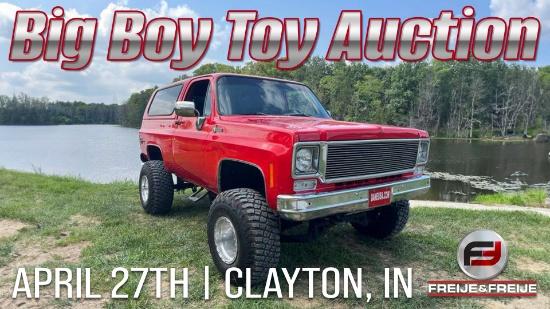 ANNUAL SPRING BIG BOY TOY AUCTION RING 2 VEHICLES