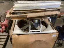 2 INDUSTRIAL WALL EXHAUST FANS