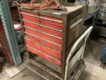 TOOL BOX, ON A ROLLING CART