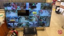 DVR Security System W/ Cameras & Flat Screen TV