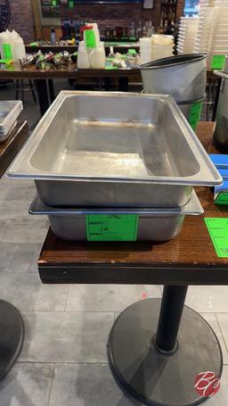 Stainless Steel Full Size Pans 4" Deep