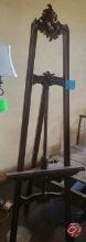Indonesia Mahogany Hand Carved Easel