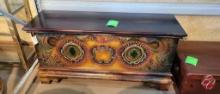 NEW Indonesia Hand Carved Storage Trunk 63"