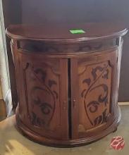 NEW Indonesia Hand Carved Mahogany Cabinet 45"