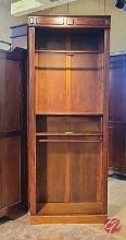 NEW Indonesia Mahogany Hand Carved Storage Cabinet