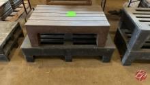 Poly-Might Brown/Black Dunnage Rack
