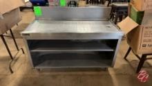 Perlick Stainless Steel Back Bar Drain Cabinet 48'