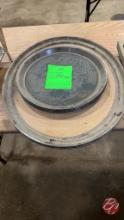 Cambro Large Oval & Small Round Serving Trays