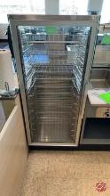 Duke FLM100-24A-LT-120 Glass Cabinet W/ Racks &