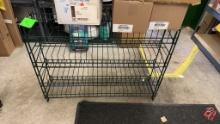 Green Coated Chip Rack Approx: 38"x9"x27"