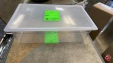 Cambro Full Size Container W/ Lid 6" Deep