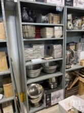 Shelving Unit of Kitchen Items