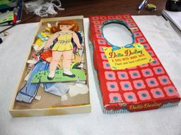 Vintage Dottie Darling Doll Cutout, 1950's