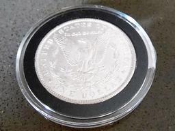 1882 CC BU Full feathers Carson City dollar