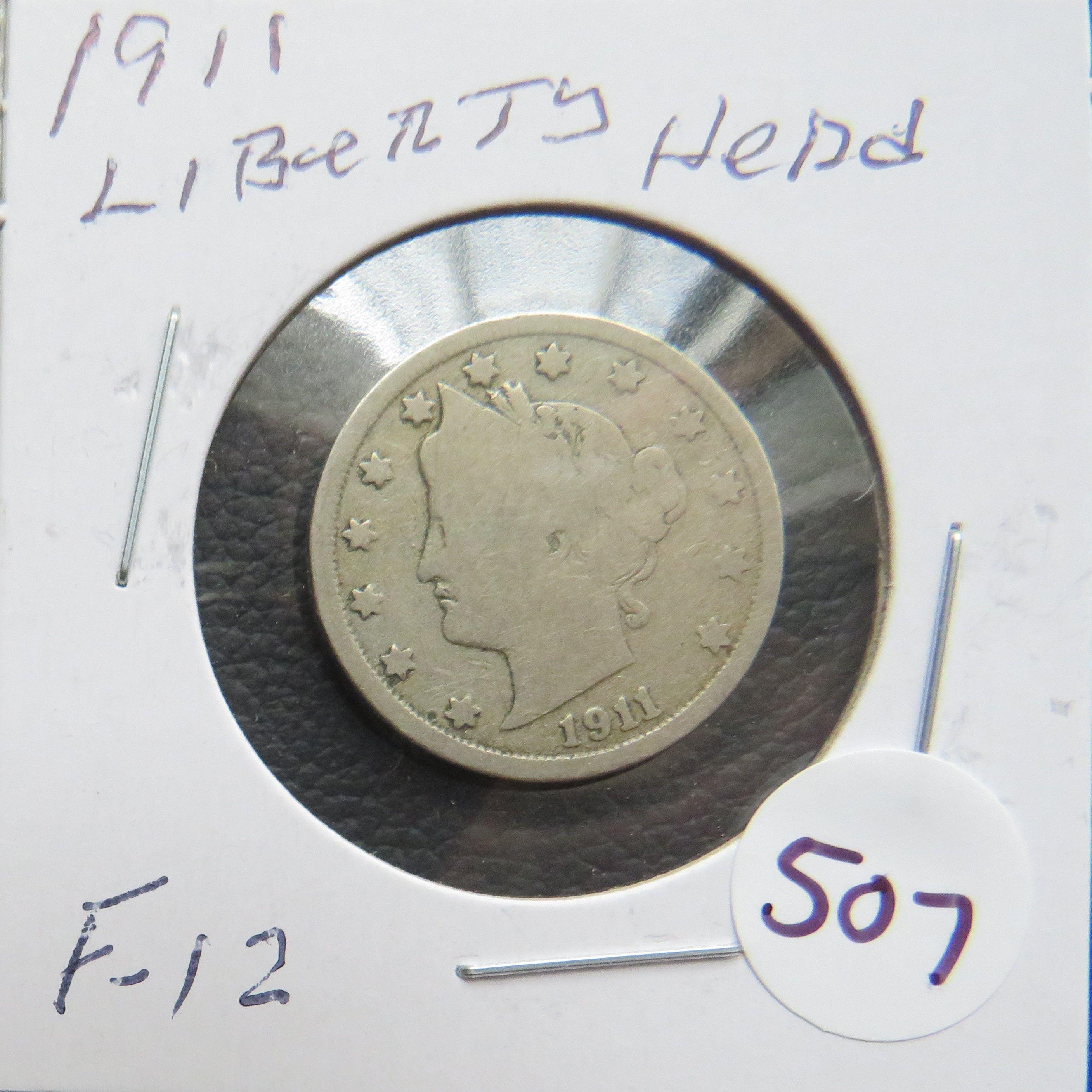 1911- Liberty Head Nickel