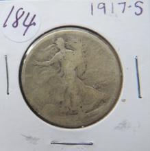 1917-S Walking Liberty Silver Half Dollar