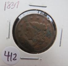 1837- Large Cent
