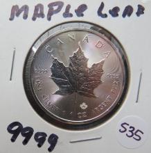 Maple Leave Canadian 1 troy Ounce Silver