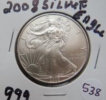 2008- Silver Eagle Dollar