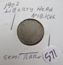 1902- Liberty Head Nickel