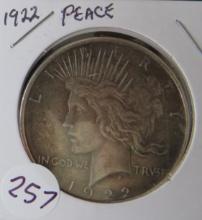 1922- Peace Dollar