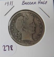 1911- Barber Half