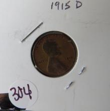 1915- D Lincoln Cent