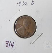 1932- D Lincoln Cent