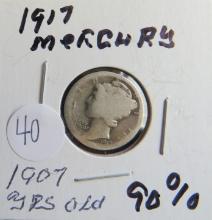 1947- Mercury Dime
