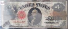 1917 $1 Saw Horse large Legal Tender Red Seal Note