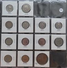 (13) Canadian/ Costa Rica  Mixed Coins