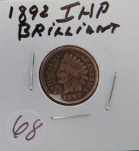 1892- Indian Head Penny