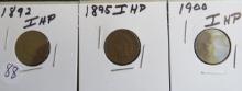 1892, 1895, 1900 Indian Head Penny